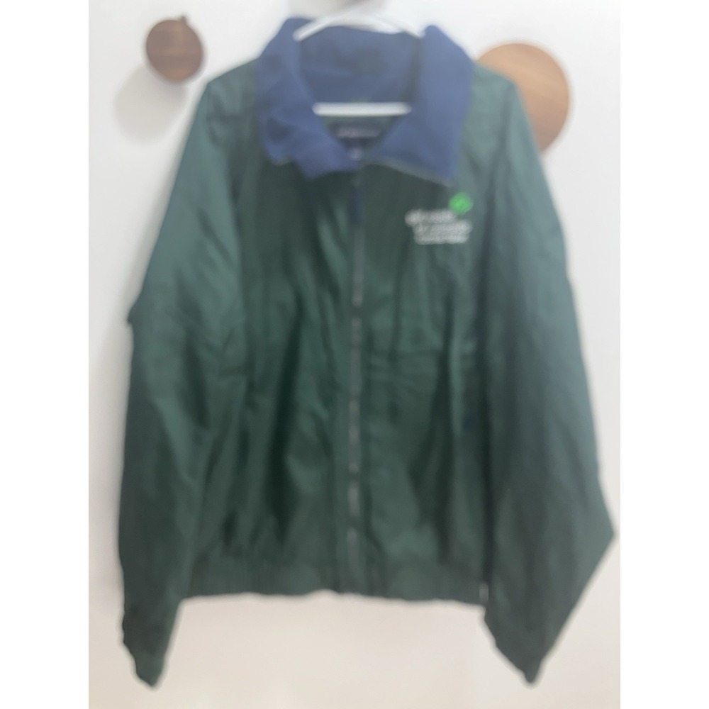 VTG Port Authority Windbreaker Jacket 2XL Fleece Lined Outdoor 90s Girl Scouts